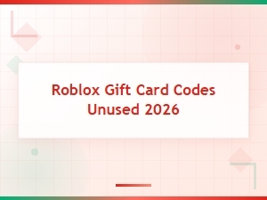 Roblox Gift Card Codes Unused 2026 – Free Robux Codes That Work