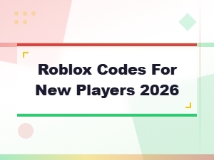 Roblox Codes for New Players